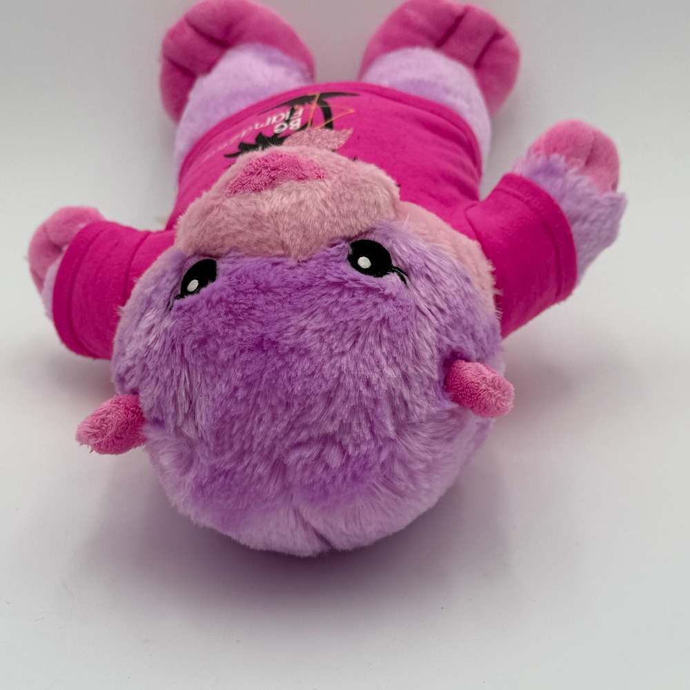Build A Bear Plush Purple Otter Flamingo T‎ Shirt Be Flamazing Kids Toy EUC - Picture 4 of 10